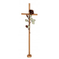 Kreuz mit Rose (25 cm)...